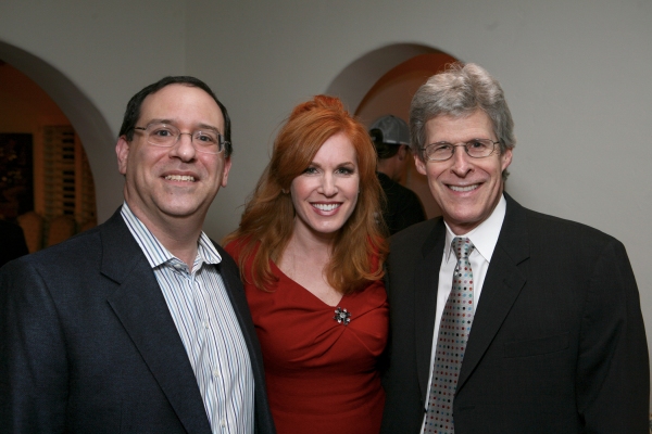 Howard Sherman, Liz Claman, Ted Chapin Photo