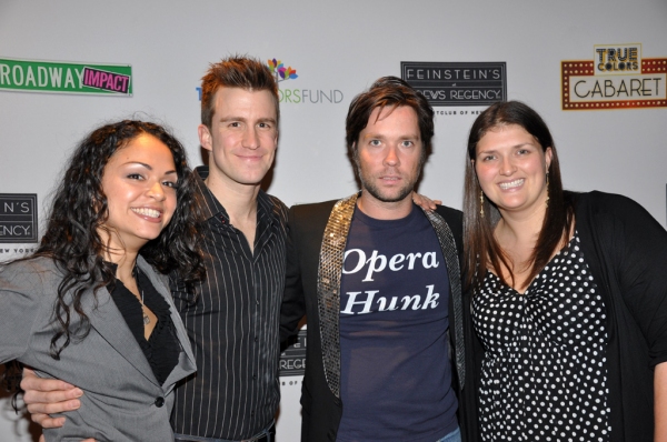 Karen Olivo, Gavin Creel, Rufus Wainwright, Jenny Kanelos Photo