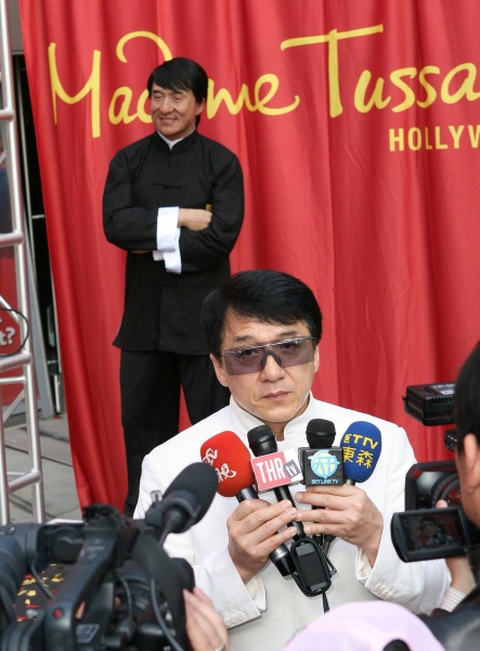 Photo Coverage: Jackie Chan Wax Unveiling at Madame Tussauds 