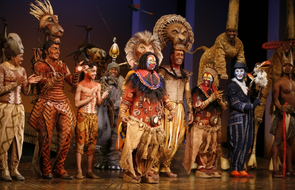 Whoopi Goldberg and the Cast of THE LION KING Photo