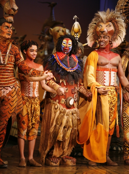 Whoopi Goldberg and the Cast of THE LION KING Photo
