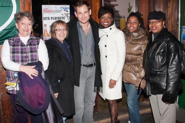 Bonnie Yetter, Lois Scott, Chad Kimball, Montego Glover, Shavette, and Lisa Photo