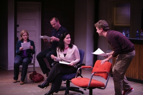 Amy Justman as Heidi, Benjamin Howes as Jeff, Stephanie D'Abruzzo as Susan and Ben No Photo