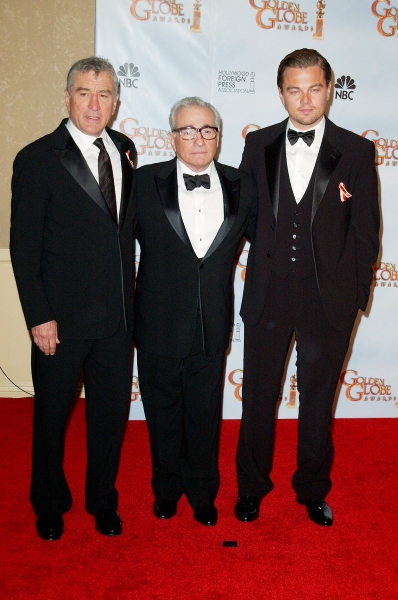 Robert De Niro, Martin Scorsese and Leonardo DiCaprio  Photo