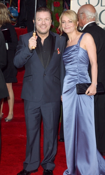  Ricky Gervais and Jane Fallon  Photo