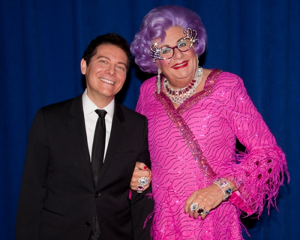 Photo Coverage: ALL ABOUT ME's Dame Edna & Michael Feinstein Meet the Press! Image