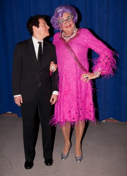 Photo Coverage: ALL ABOUT ME's Dame Edna & Michael Feinstein Meet the Press! Image