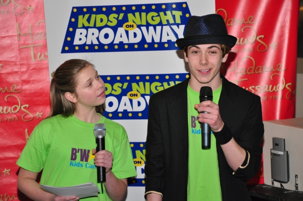 Broadway Kids Care speakers Gabby Malek and Henry Hodges Photo