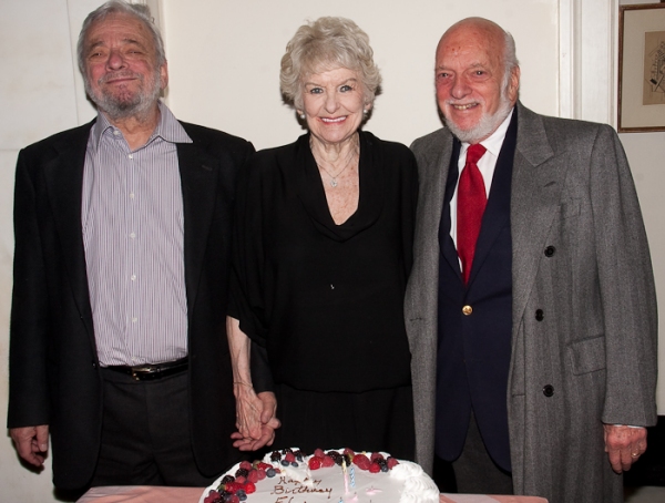 Stephen Sondheim, Elaine Stritch, and Hal Prince Photo