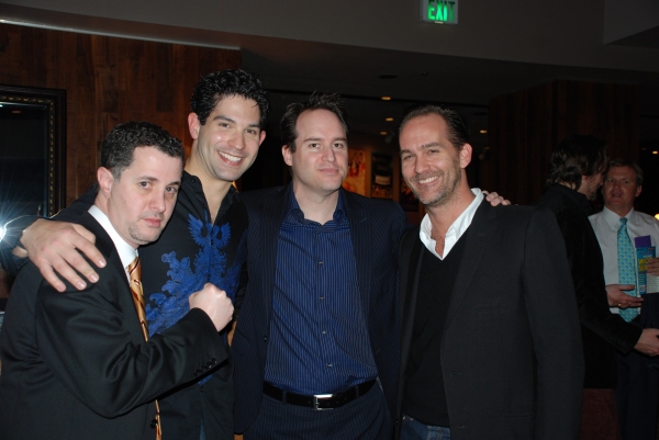 Director Jeff Maynard, Daniel Tatar, Brian Kite and Terence McFarland (LA Stage Allia Photo