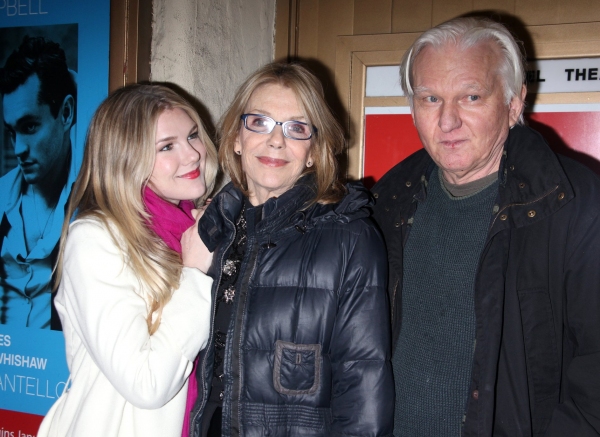 Lily Rabe, Jill Clayburgh and David Rabe Photo