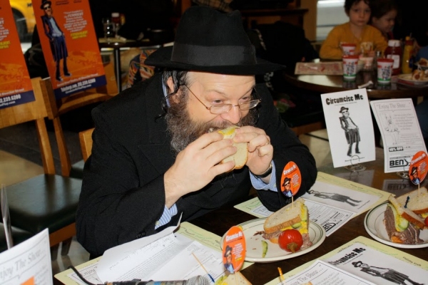 Photo Flash: Ben’s Deli unveils CIRCUMCISE ME Bris-ket Sandwich Image
