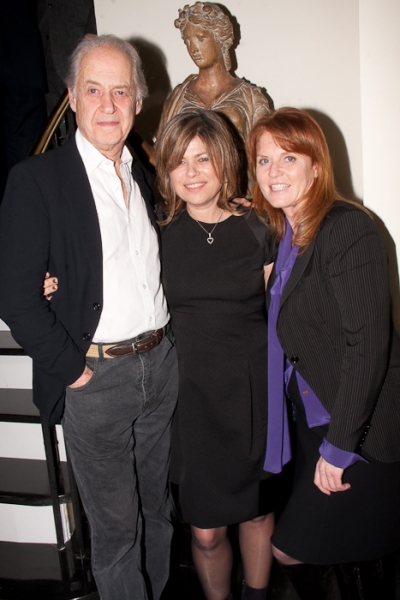 John Standing, Sarah Standing, and Duchess of York Sarah Ferguson Photo