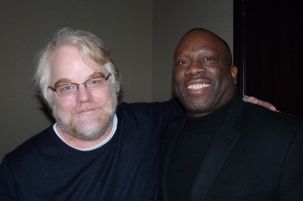 Lester M. Coney and Philip Seymour Hoffman
 Photo