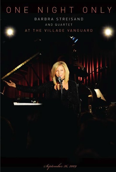 Cover Art for Barbra Streisand's Village Vanguard DVD Photo
