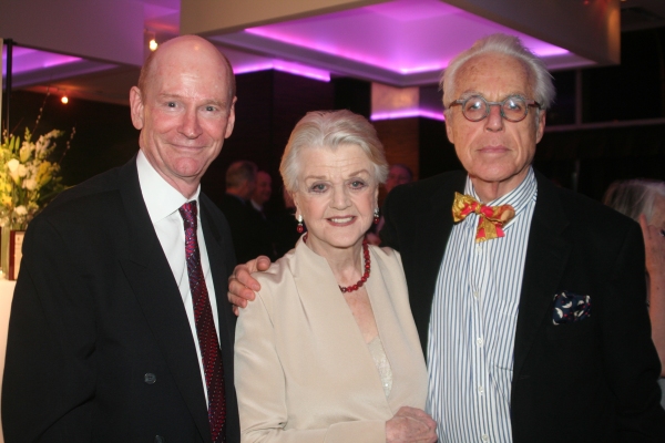 Robert Callely, Angela Lansbury and John Guare Photo