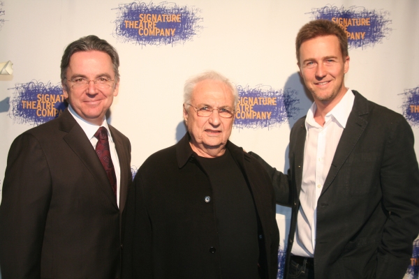  James Houghton, Guest of Honor Frank Gehry and Edward Norton Photo