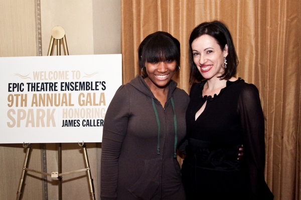 Shana Brown (recipient of Coming Up Taller Award given by Michelle Obama) and Executi Photo