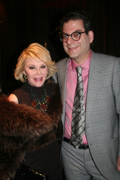 Joan Rivers and Michael Musto Photo