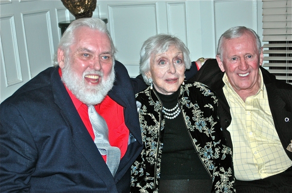 Jim Brochu, Celeste Holm and Len Cariou Photo