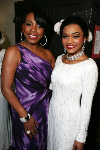 Original Dreamgirl Sheryl Lee Ralph (L) poses with current Dreamgirl counterpart Syes Photo