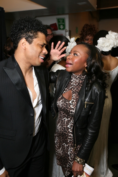 Cast member Chester Gregory and Naturi Naughton Photo