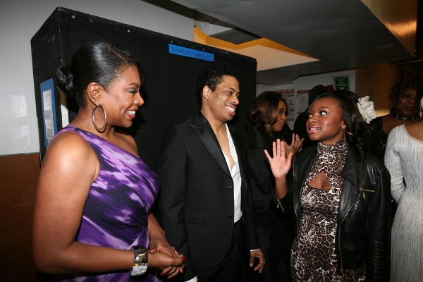 Original Dreamgirl Sheryl Lee Ralph, cast member Chester Gregory and actress Naturi N Photo