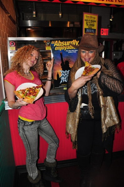Photo Coverage: 'A Slice of Broadway' Honors ROCK OF AGES with 'The Arsenal' Pizza Image