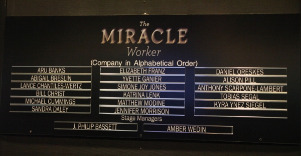 Photo Coverage: THE MIRACLE WORKER Opening Night Curtain Call Image