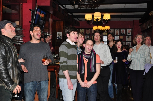 Photo Coverage: PHANTOM Cast Celebrates Bway Late Night with Bway League Image