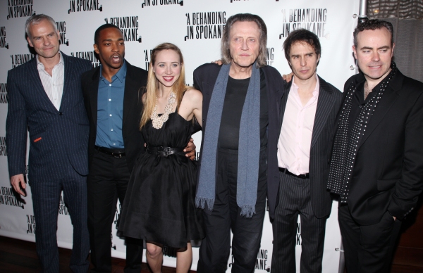 Martin McDonagh, Anthony Mackie, Zoe Kazan, Christopher Walken, Sam Rockwell & John C Photo