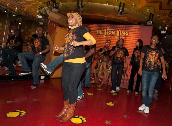 Photo Coverage: Lion King Cast Members Celebrate Unveiling at Madame Tussauds Las Vegas 