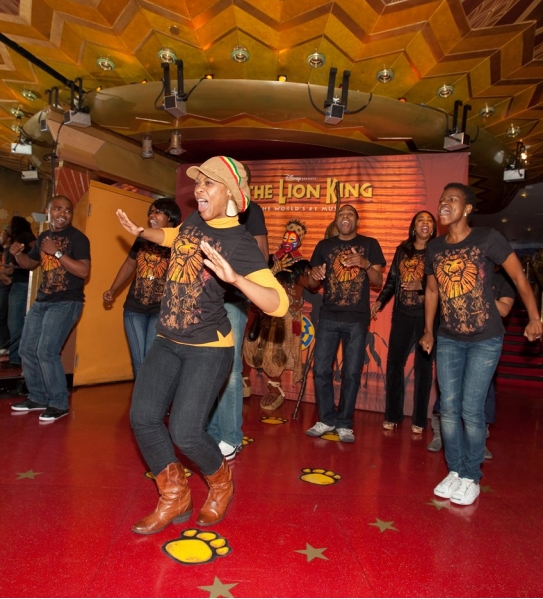 Photo Coverage: Lion King Cast Members Celebrate Unveiling at Madame Tussauds Las Vegas Image