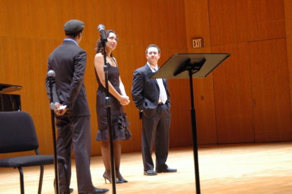 Kevin Mambo, Nicole Cabell and Patrick Carfizzi Photo