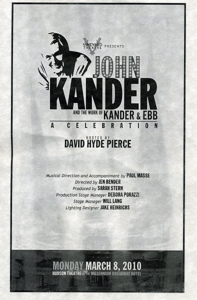 Photo Coverage: Vineyard, Chenoweth, Minnelli, Rivera & More Honor Kander & Ebb - Part 2 Image