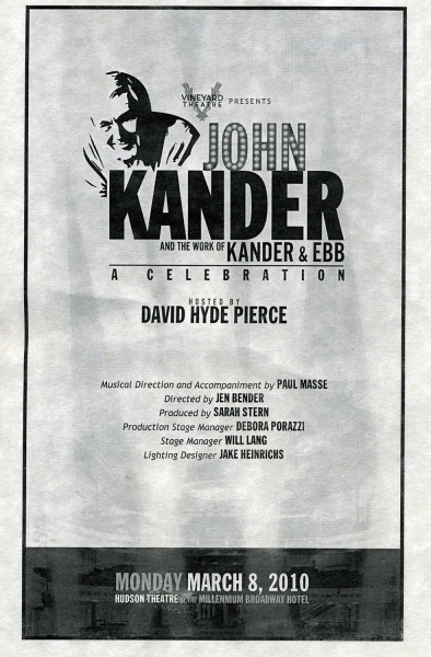 Photos: Vineyard, Minnelli, Rivera, Chenoweth et al. Honor Kander - Part 1 