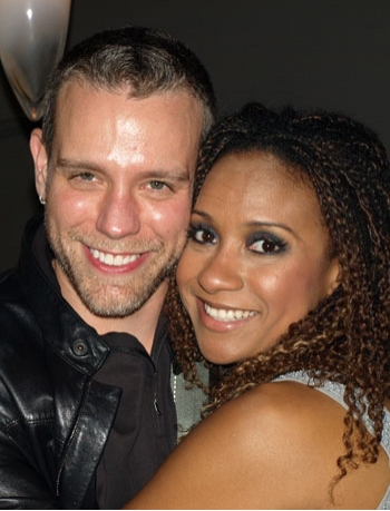 Adam Pascal and Tracie Thoms at Upright Cabaret Photo