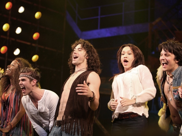 Jeannette Bayardelle, Kyle Riabko, Ace Young, Diana DeGarmo, and Jason Wooten Photo