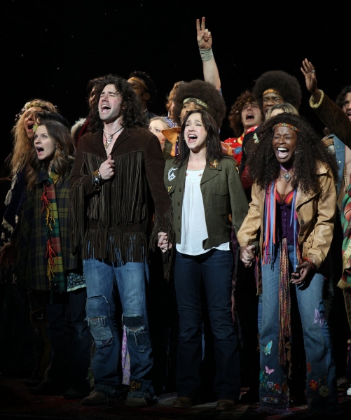 Vanessa Ray, Ace Young, Diana DeGarmo, Jeannette Bayardelle, and Tribe Photo