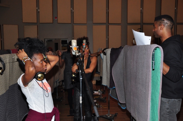 Photo Coverage: FELA! Cast Records Cast Album Image