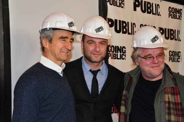 Sam Waterston, Liev Schreiber, Philip Seymour Hoffman Photo