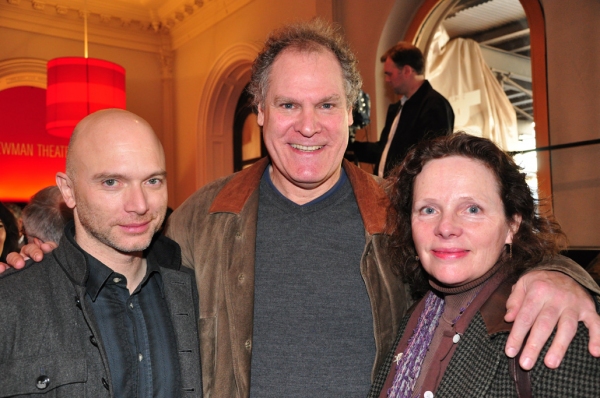 Michael Cervis, Jay O. Sanders with Wife Photo