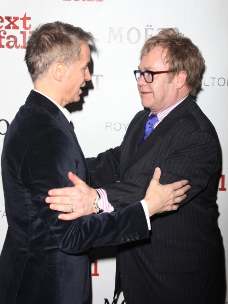 Geoffrey Nauffts (Playwright) and Elton John Photo