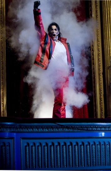 Fran Jackson como Michael Jackson Photo