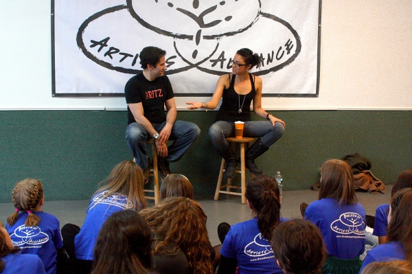 Seth Rudetsky leads Q&A with Karen Olivo  Photo