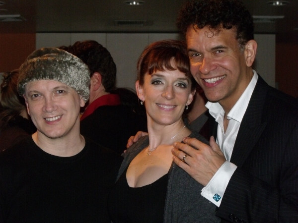 Charles Busch, Julia Murney and Brian Stokes Mitchell Photo