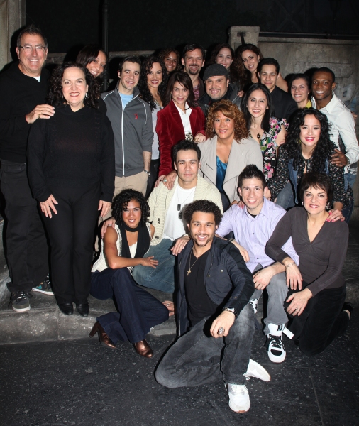 The Cast of IN THE HEIGHTS with its special guests! Photo