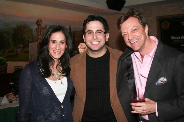 Jennifer Hallie Rosen, Robert Diamond and Jim Caruso Photo