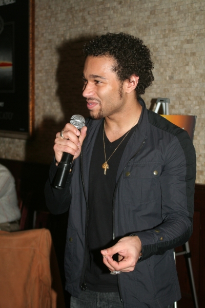 Photo Coverage: Corbin Bleu Portrait Unveiled at Tony's diNapoli Image