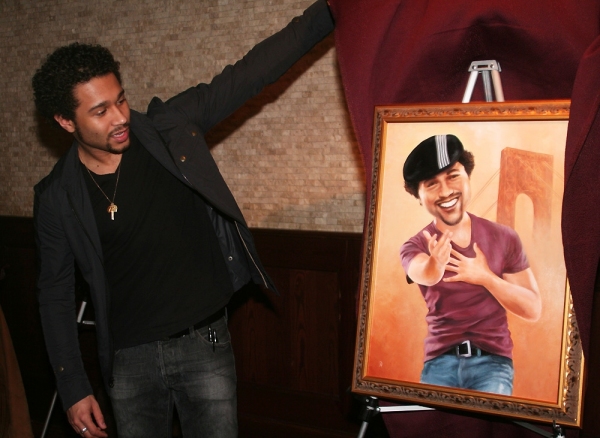Photo Coverage: Corbin Bleu Portrait Unveiled at Tony's diNapoli 